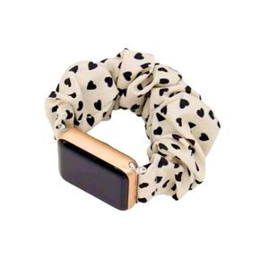 Heart Scrunchie Apple Watch Band